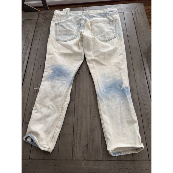 Current/Elliott The Skinny Jeans Cloud Wash Destroy Tie Dye Size 30 - Picture 3 of 3